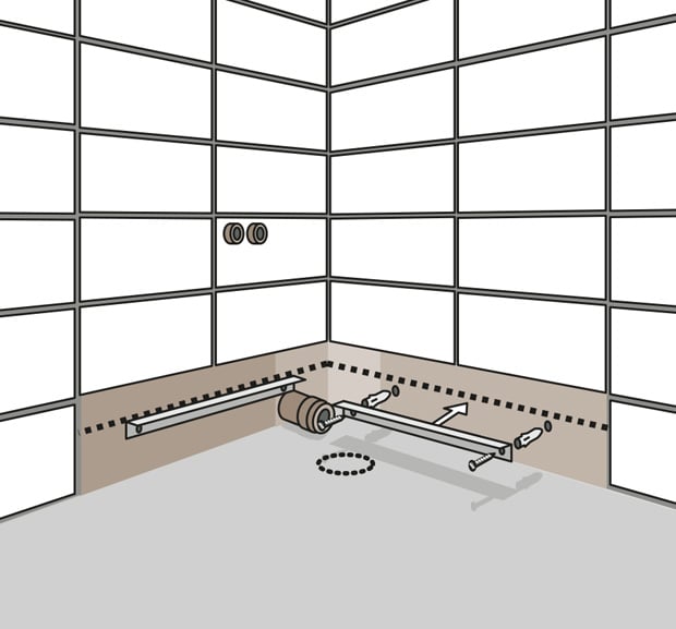 duschwannenleisten anbringen