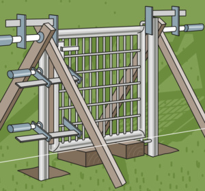 Maschendrahtzaun bauen GLOBUS BAUMARKT