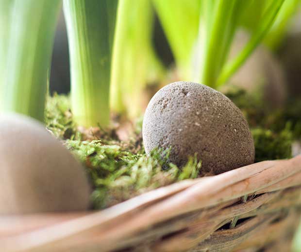 Osterdeko aus Beton basteln