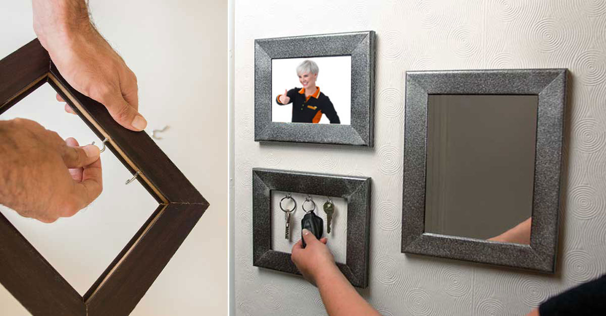 Diy Schlusselbrett Aus Bilderrahmen Globus Baumarkt