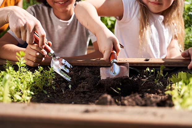 Gärtnern mit Kindern