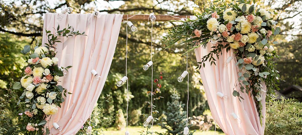 Gartenparty Deko Ideen Hochzeit im Garten