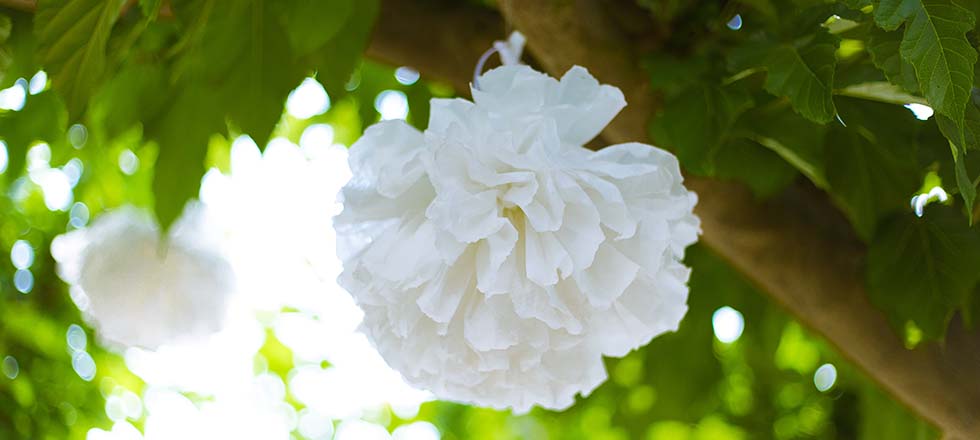 Gartenparty Deko Ideen Hochzeit im Garten