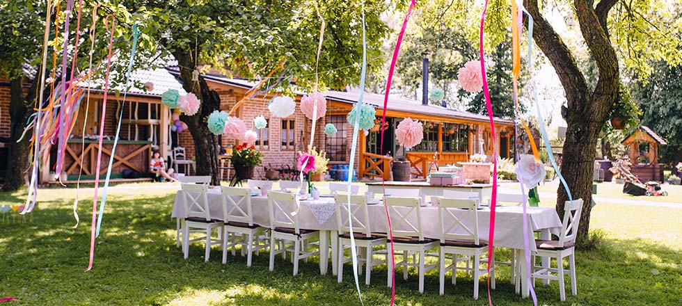 Gartenparty Deko Ideen Kindergeburtstag