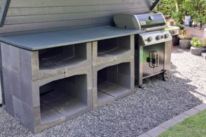 OutdoorKüche aus LSteine selber bauen