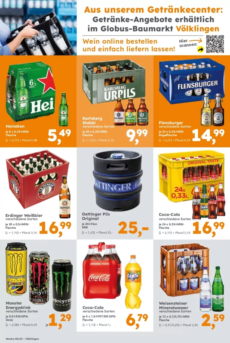 Getränkecenter Völklingen Völklingen GLOBUS BAUMARKT