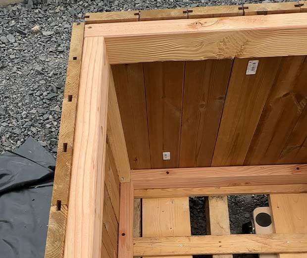 Pflanzkübel mit Rollen. Anleitungsschritt 2.