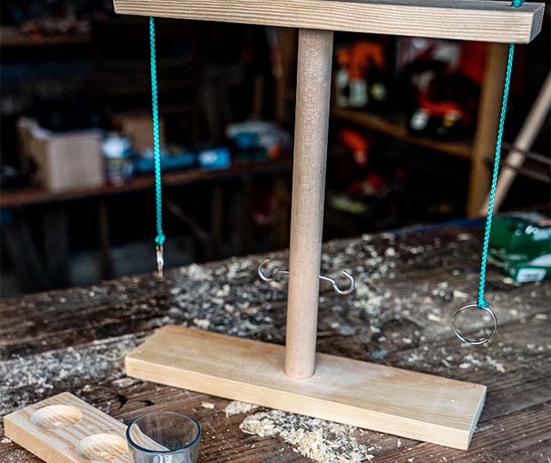 DIY-Idee Ringwurfspiel selber bauen.