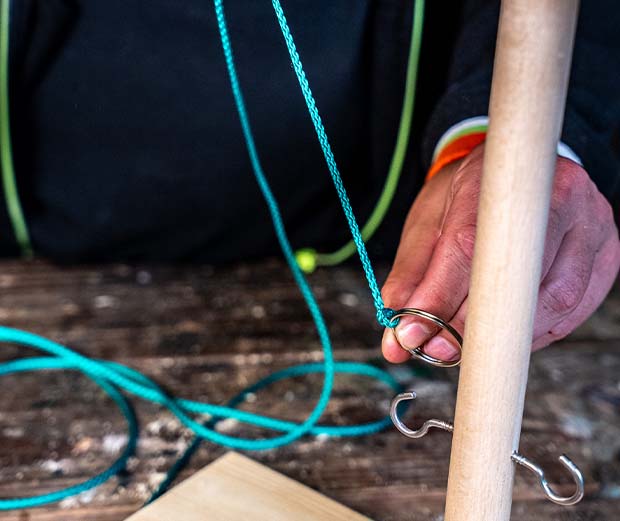 DIY-Idee Ringwurfspiel selber bauen. Anleitungsschritt 5.