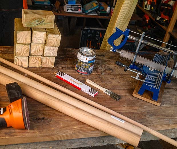 DIY Anleitung für Wikingerschach. Arbeitsschritt 1.