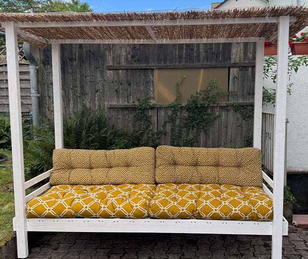 Daybed für den Garten. Anleitung.