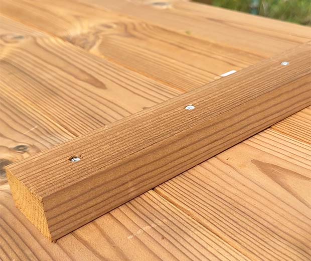 DIY-Anleitung Pflanztisch selber bauen. Anleitungsschritt 1.