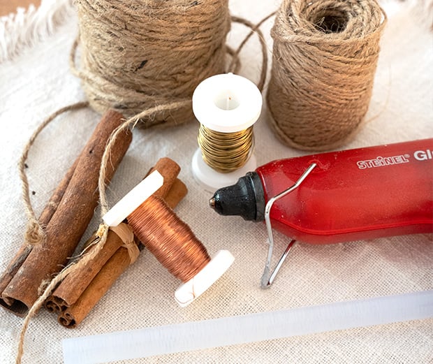 Kürbisdeko aus Jute selber machen. Materialien.