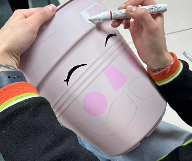 DIY XXL Nussknacker selber bauen. Anleitungsschritt 4.