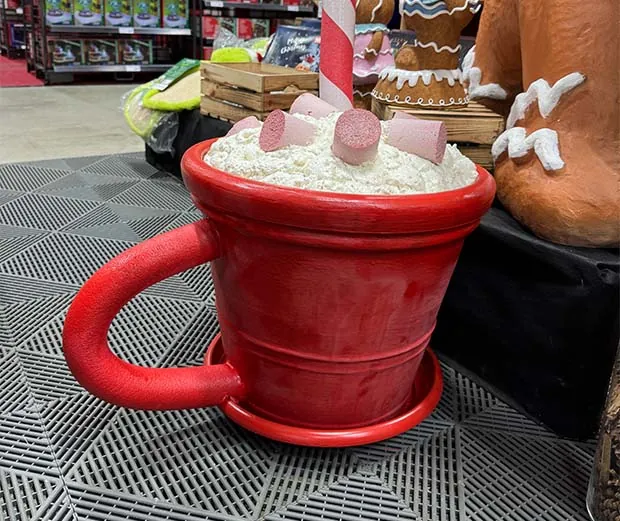 XXL Weihnachtstasse basteln.