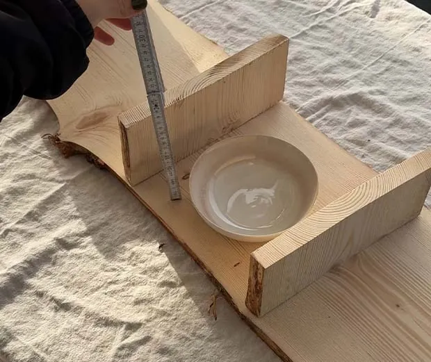 DIY Anleitung Raclette Board. Anleitungsschritt 1.