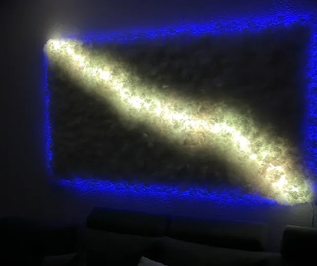 DIY Anleitung: LED Cloud Wall bauen.