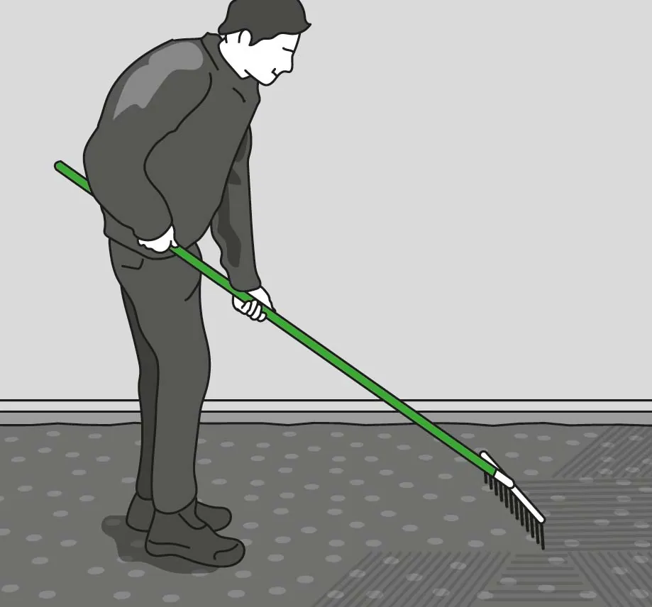 Heimwerkeranleitung Rollrasen verlegen: Schritt 5.