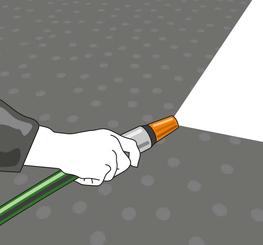 Heimwerkeranleitung Rollrasen verlegen: Schritt 6.