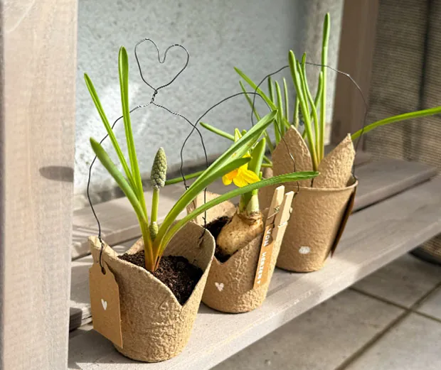 DIY-Idee: Frühlingsdeko selbermachen. Ambientebild 1.