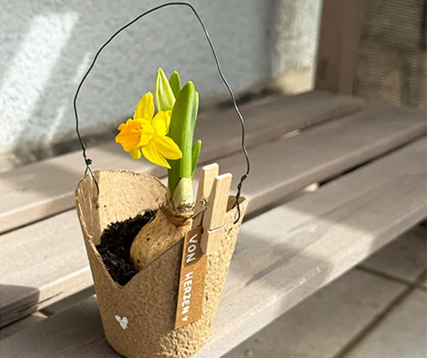 DIY-Idee: Frühlingsdeko selbermachen. Ambientebild 2.