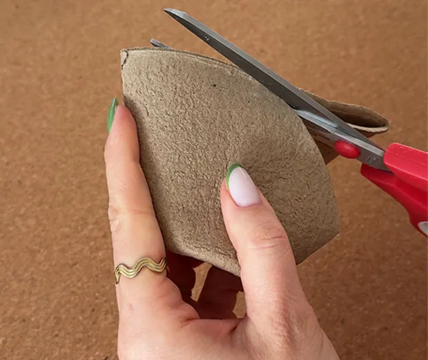 DIY-Idee: Frühlingsdeko selbermachen. Anleitungsschritt 1.