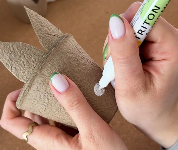 DIY-Idee: Frühlingsdeko selbermachen. Anleitungsschritt 4.