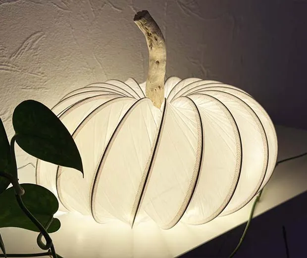 DIY-Idee Leuchtkürbisse basteln.