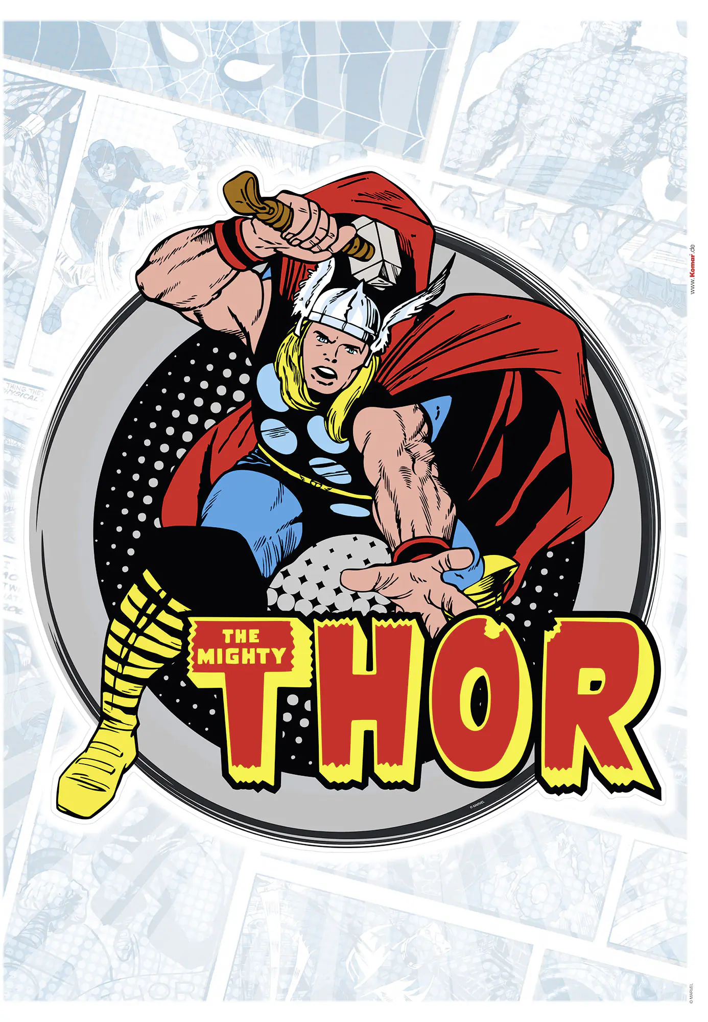 Komar Dekosticker Thor Comic Classic 50 x 70 cm  