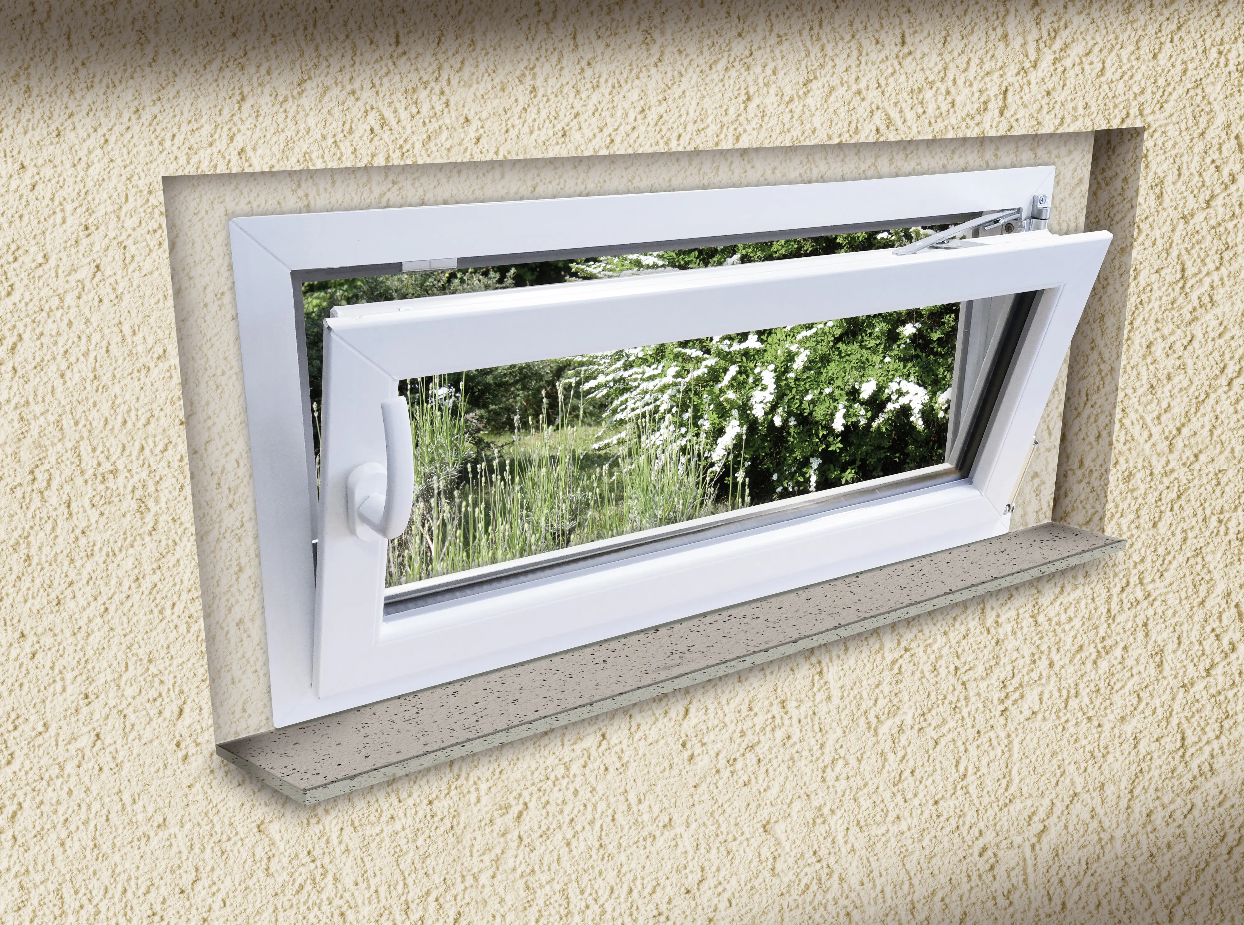 Meeth Fenster 80 x 85 cm DIN links 1 flügelig Dreh-Kipp weiß Meeth Fenster 80 x 85 cm DIN links 1 flügelig Dreh-Kipp weiß
