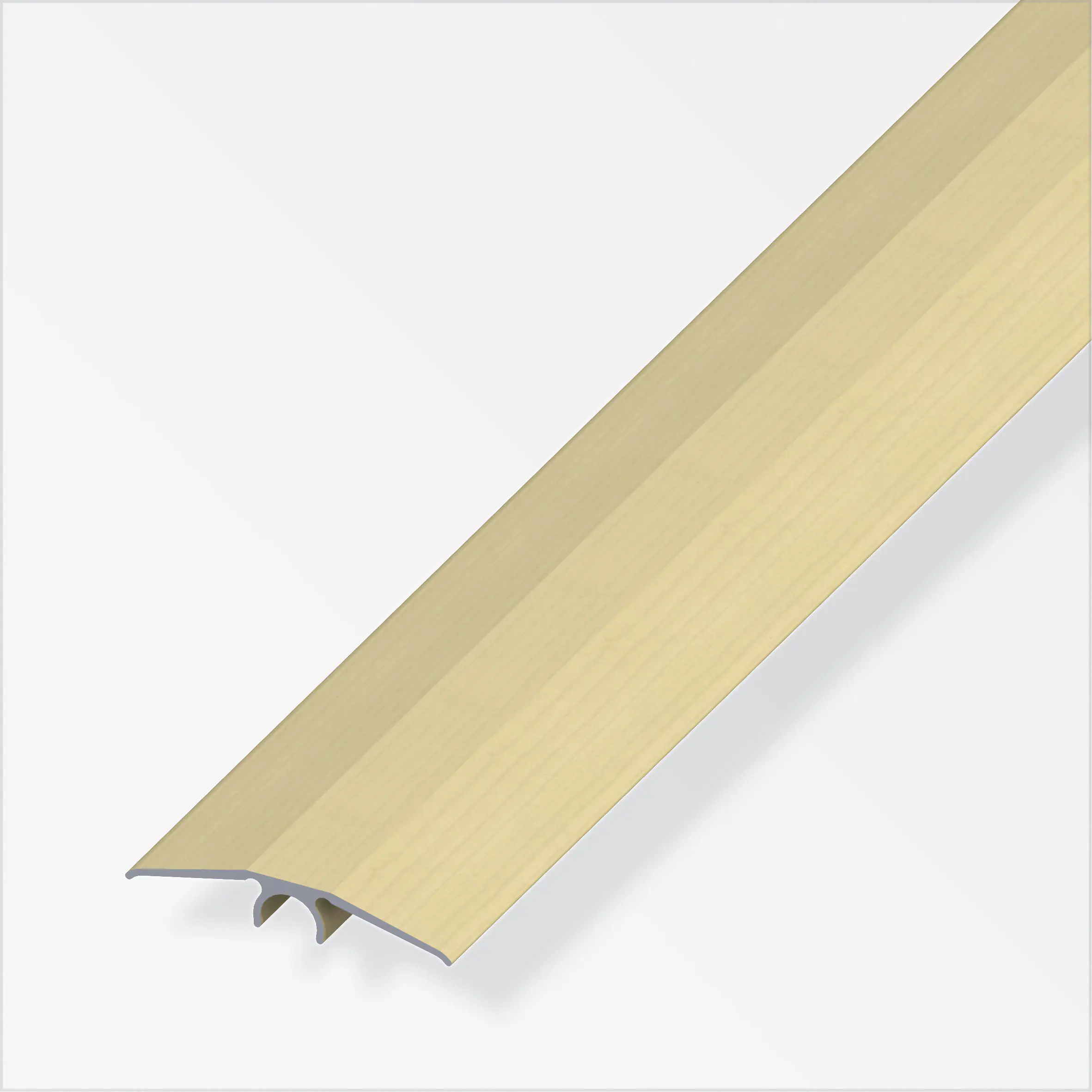 alfer Übergangs-Profil 2 m, 46 mm Aluminium beschichtet sublimiert ahorn alfer Übergangs-Profil 2 m, 46 mm Aluminium beschichtet sublimiert ahorn