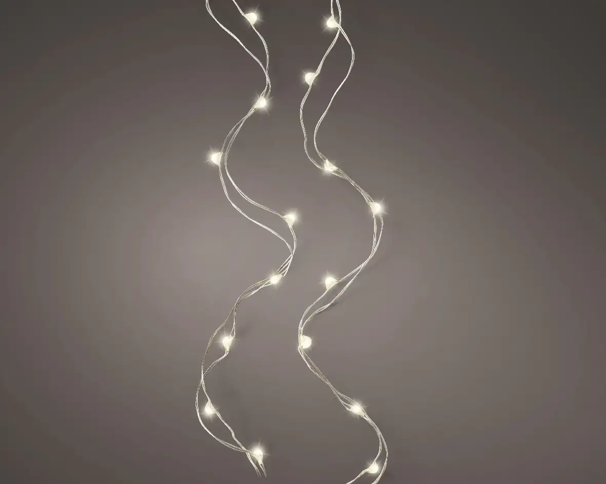 Kaemingk Micro LED Strangbeleuchtung Lichterkette mit 60 Lichter warmweiß Kaemingk Micro LED Strangbeleuchtung Lichterkette mit 60 Lichter warmweiß