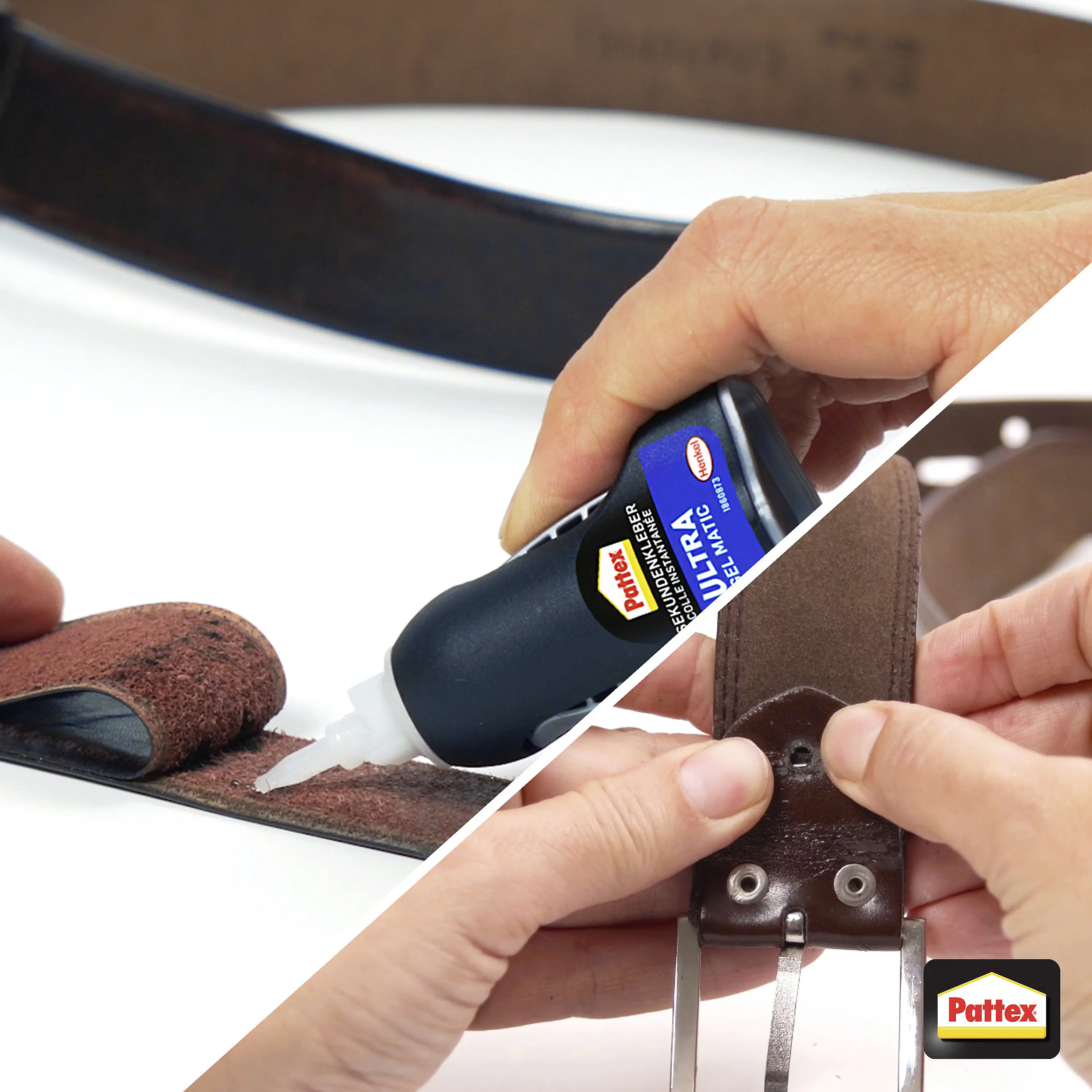 Pattex Sekundenkleber Ultra Gel Matic 3 g Spender, trocknet transparent