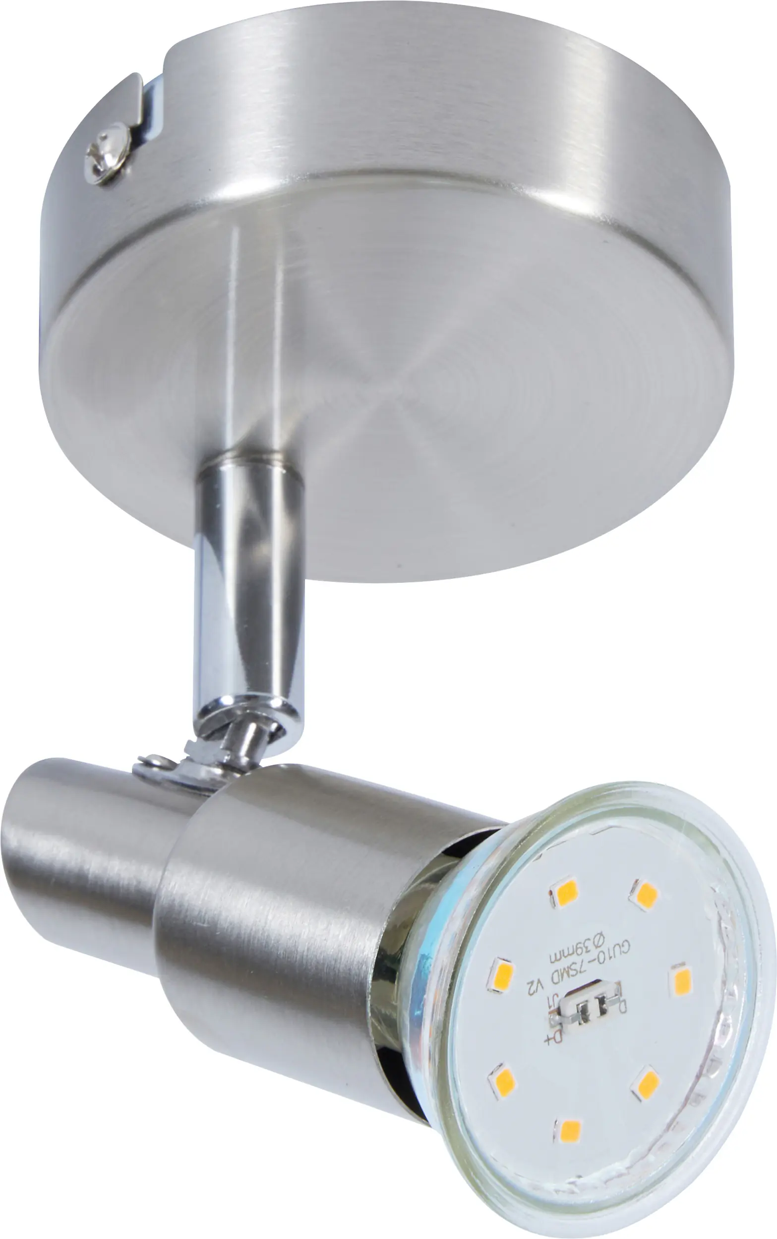 LED Leuchte 1er Spot Lina nickel-chrom Ø 8 x 11 cm warmweiß