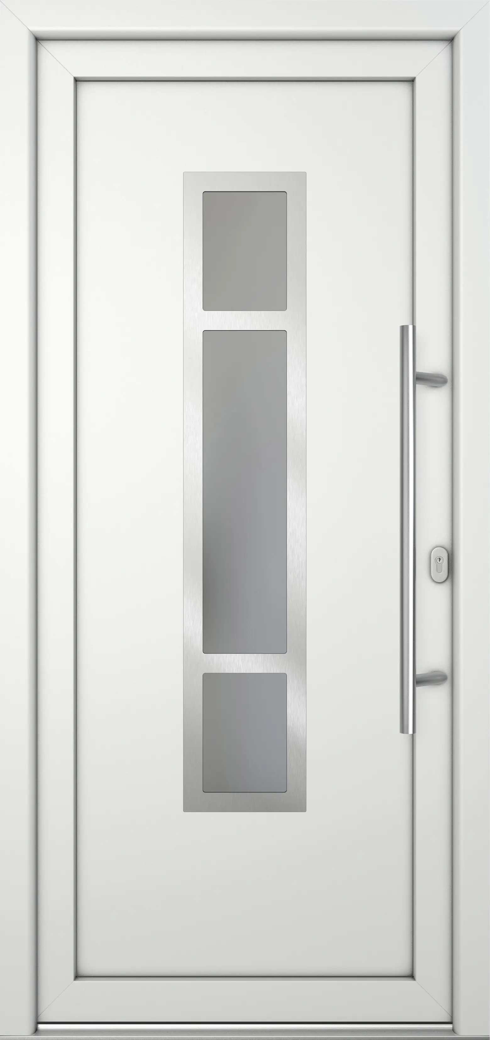Meeth Haustür Signum Pro PVC Modell 87 98 x 208 cm DIN Rechts weiß