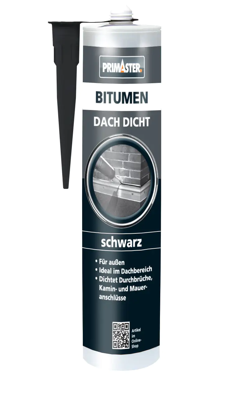 Primaster Bitumen Dachdicht 310 ml schwarz Primaster Bitumen Dachdicht 310 ml schwarz