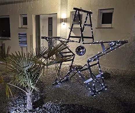 XXL-Weihnachtsstern bauen