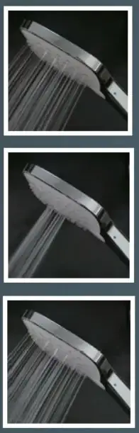 Primaster Duschsystem Water Stream chrom 3 Strahlarten