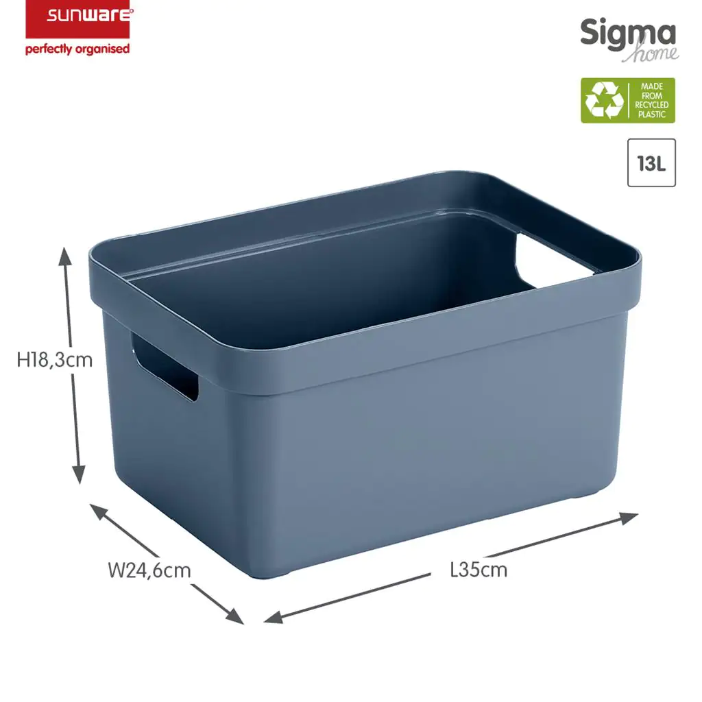 Sunware Aufbewahrungsbox Sigma Home 13 L dunkel blaugrau Sunware Aufbewahrungsbox Sigma Home 13 L dunkel blaugrau