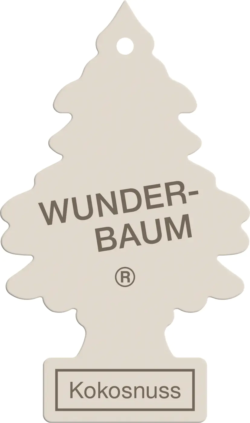 Wunderbaum Papierlufterfrischer Kokosnuss