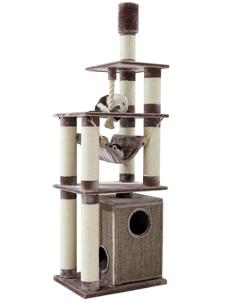 Nobby Kratzbaum Telde H 232-252 cm cappuccino Nobby Kratzbaum Telde H 232-252 cm cappuccino