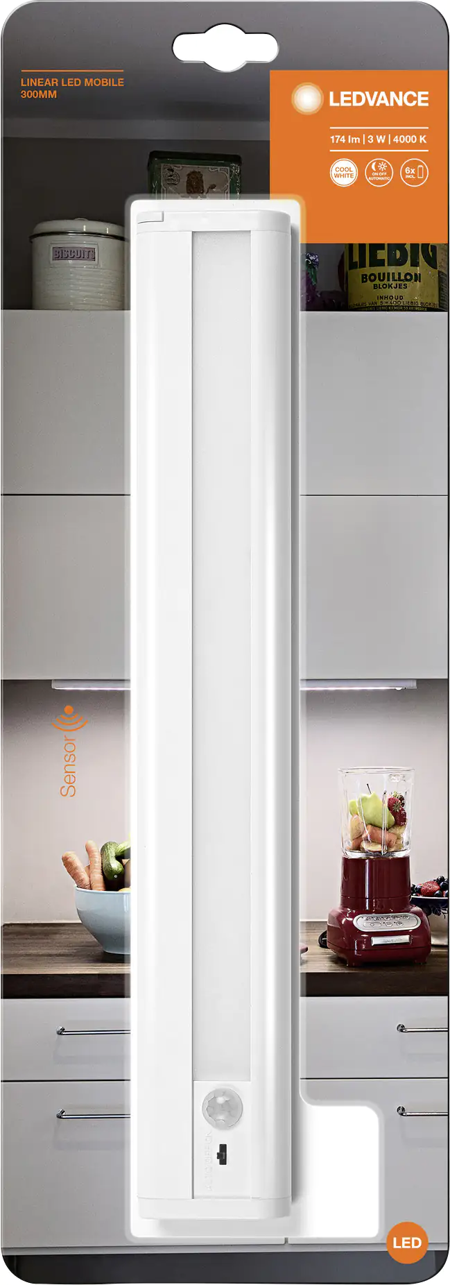 Osram LED Unterbauleuchte LinearLED Mobile 300 weiß