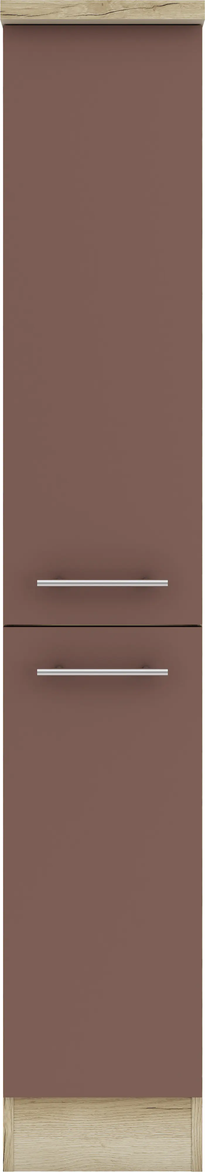 Optifit Apothekerschrank Bari 407 rostrot/eiche 30 cm