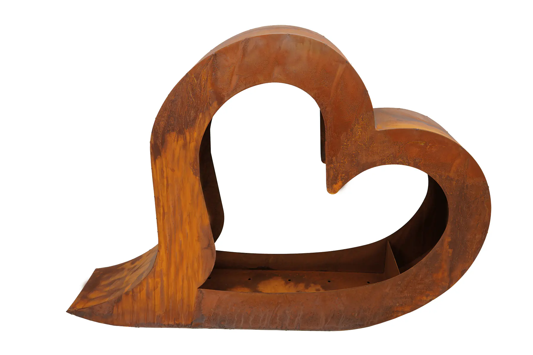 Badeko Herz Lydia 100 x 80 x 19 cm rostbraun Badeko Herz Lydia 100 x 80 x 19 cm rostbraun