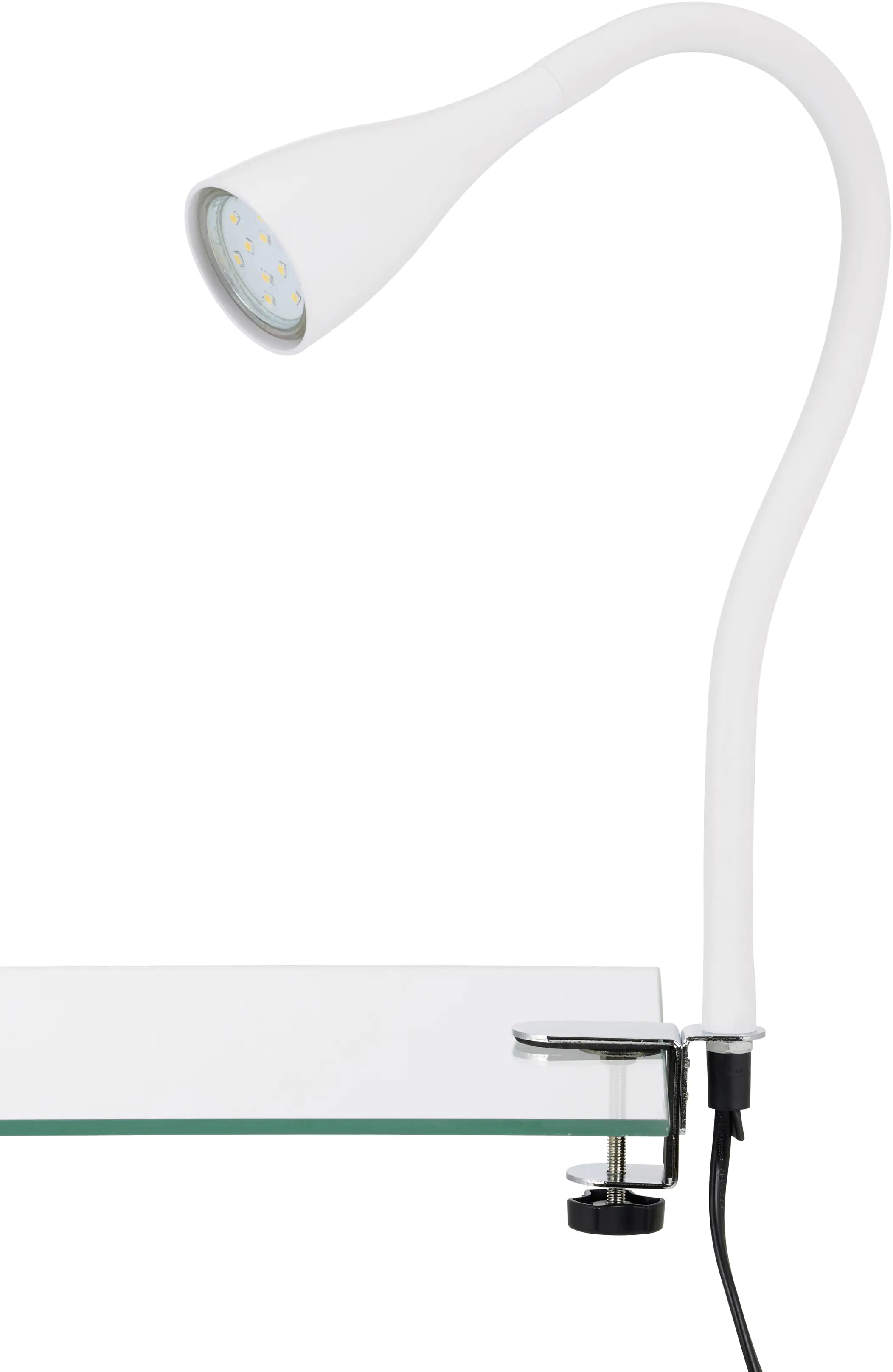 Briloner LED Klemmleuchte Elasti GU10, weiß, warmweiß