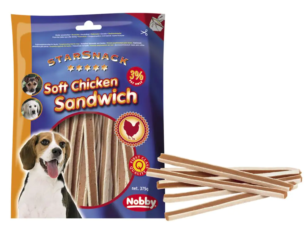 Nobby StarSnack Soft Chicken Sandwich 375 g