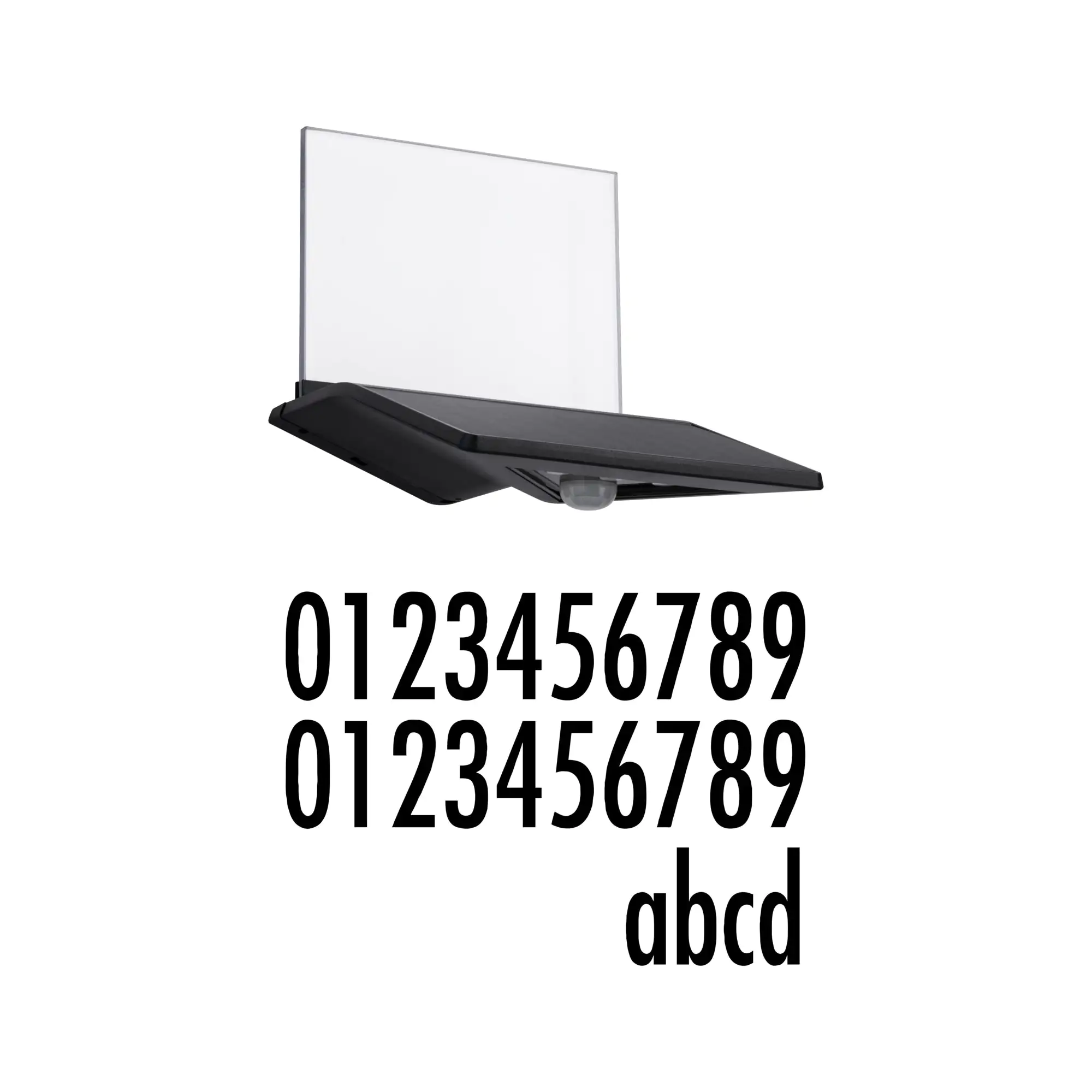 4000870942437_08 Paulmann LED Solar-Hausnummernleuchte Yoko anthrazit warmweiß