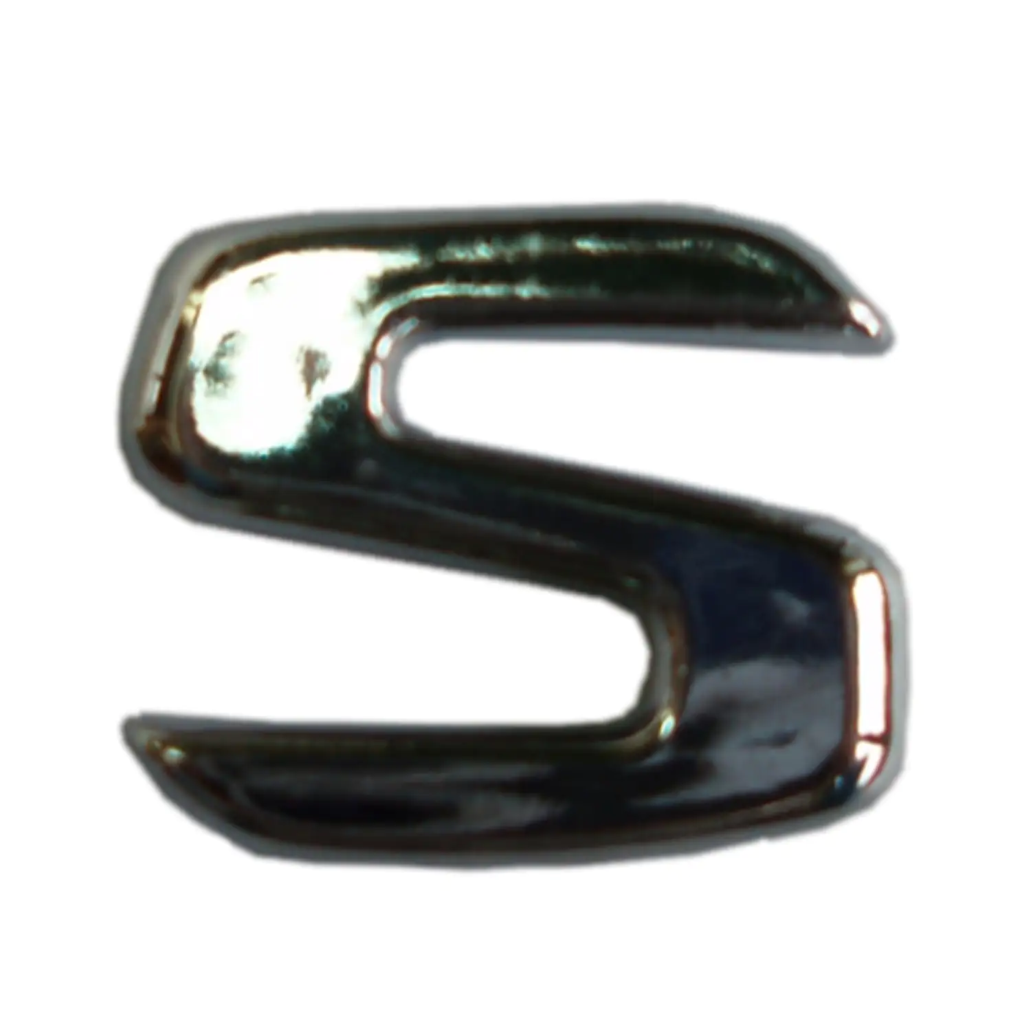 Hermann Schütz 3D-Relief-Chrome-Buchstabe S 25x35mm