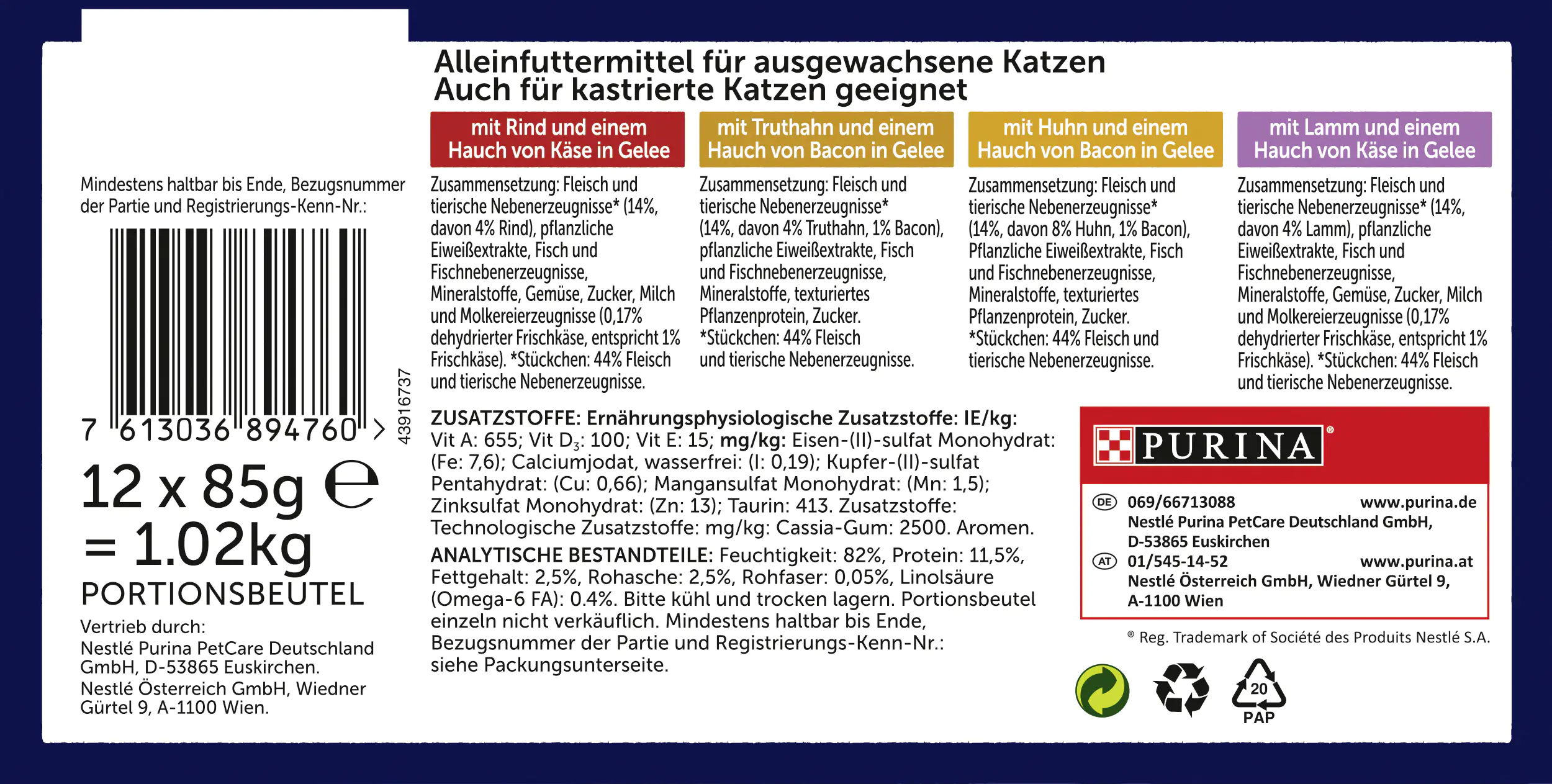 7613036894760_2076699 Felix Sensations Extras Geschmacksvielfalt vom Land 12 x 85g