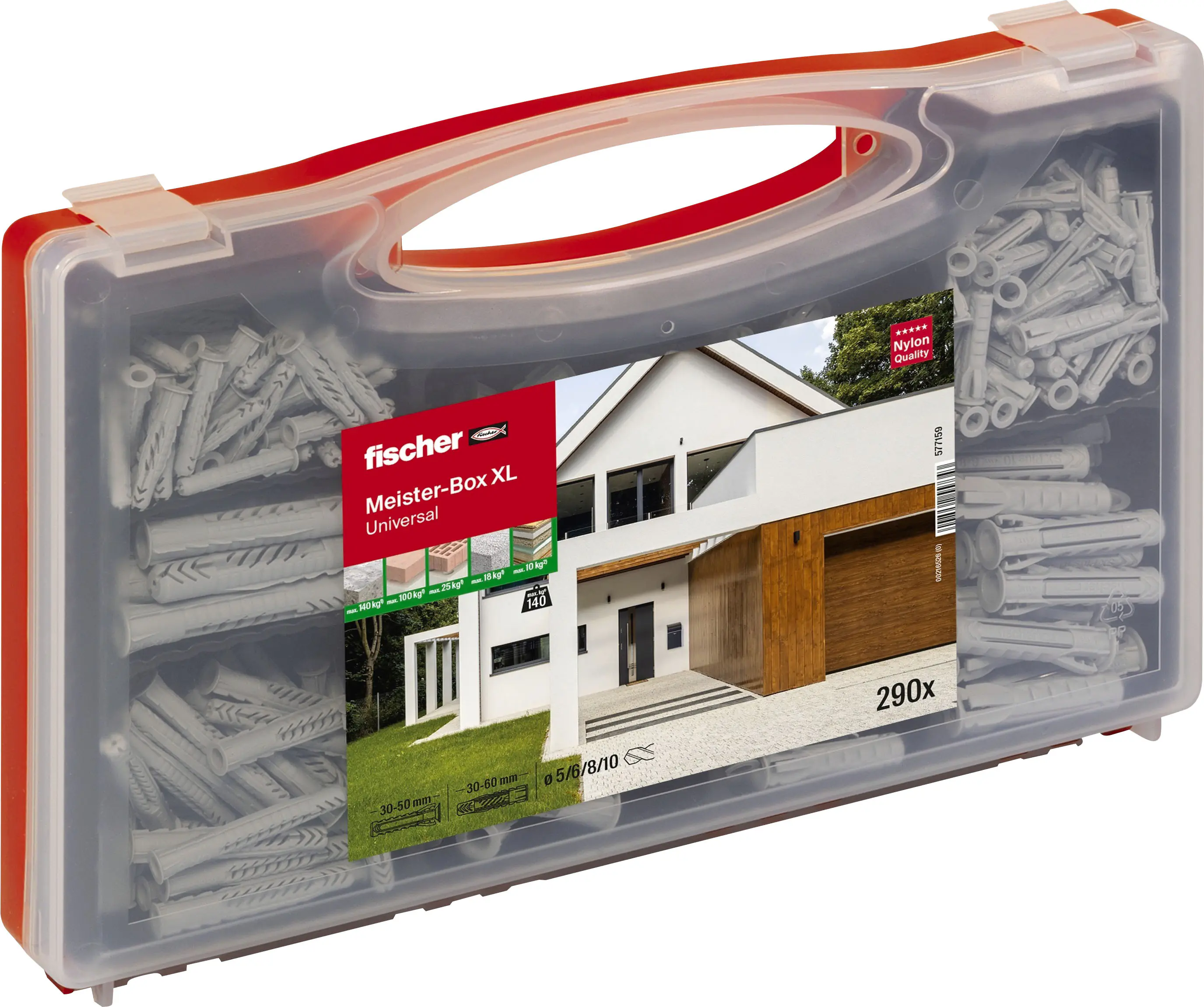 Fischer Dübel-Set Meister-Box XL Universal  - 290 Stück